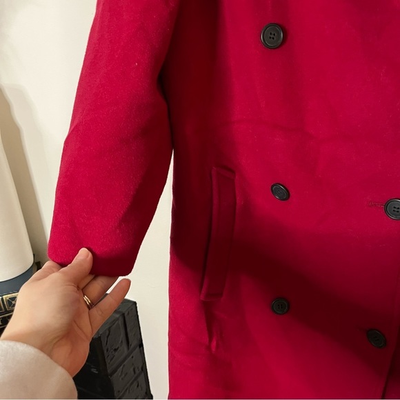 Vintage Christian Dior double breasted wool long coat size 4 - Picture 9 of 15